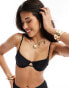 Фото #4 товара South Beach essentials underwire bikini top in black