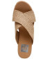 Фото #4 товара Women's Erial Crossband Raffia Wedge Sandals