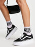 Vans Old Skool Stackform trainers in black and white