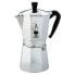 Italian Coffee Pot Bialetti Moka Express Silver Aluminium 12 Cups 0,75 L