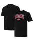 Men's Black Arkansas Razorbacks Big and Tall Arch Over Wordmark T-shirt