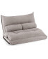 Фото #1 товара Adjustable Floor Sofa Bed with 2 Lumbar Pillows