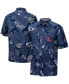 Фото #1 товара Men's Navy Ole Miss Rebels The Dude Camp Button-Up Shirt