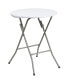 2-Foot Round Plastic Folding Table