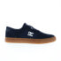 Фото #1 товара DC Teknic ADYS300763-NA0 Mens Blue Suede Skate Inspired Sneakers Shoes