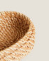 Rattan baby wipe holder