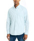 ფოტო #2 პროდუქტის Men's Classic-Fit Long-Sleeve Gingham Check Poplin Shirt