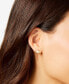 ფოტო #2 პროდუქტის Enamel & Bead Chain Hello Kitty Front to Back Drop Earrings in 18k Gold-Plated Sterling Silver