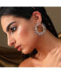 ფოტო #3 პროდუქტის Women's Celestial Hoop Earrings