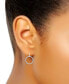 ფოტო #2 პროდუქტის Cubic Zirconia Circle Drop Earrings, Created for Macy's