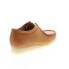 Фото #16 товара Clarks Wallabee 26168842 Mens Brown Leather Oxfords & Lace Ups Casual Shoes