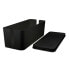 LogiLink KAB0062 - Cable box - Plastic - Black