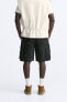 Utility cargo bermuda shorts