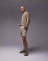 Topman relaxed long sleeve knit jumper in camel