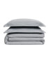 Фото #2 товара Одеяло London Fog Solid Wash 2 Piece Duvet Cover Set, Twin/Twin XL.