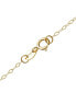 ფოტო #11 პროდუქტის Mickey Mouse Cubic Zirconia Birthstone Pendant Necklace with 15" Chain in 14k Yellow Gold