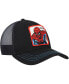 Фото #4 товара Men's Black Spider-Man Retro A-Frame Snapback Hat