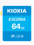 Фото #1 товара Kioxia Exceria - 64 GB - SDXC - Class 10 - UHS-I - 100 MB/s - Class 1 (U1)