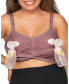 ფოტო #2 პროდუქტის Plus Size Busty Sublime Hands-Free Pumping & Nursing Bra Fits 42B-48H