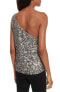 Фото #3 товара Women's Joie Hedra One-Shoulder Sequin Top, Size X-Small - Metallic 152072