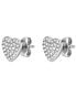 Sadie Sparkling Heart Earrings JF04676040