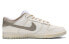 【定制球鞋】 Nike Dunk Low BIGNIU 隐色灰 简约 高街 手绘喷绘 低帮 板鞋 男款 白灰 / Кроссовки Nike Dunk Low DV0831-101