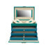 Фото #7 товара Modern green jewelry box with mirror Jolie 23256-72