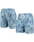 Men's Carolina Blue North Carolina Tar Heels Vintage-Like Floral Swim Trunks