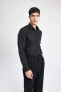 Erkek Uzun Kol Gömlek A7803ax/bk27 Black