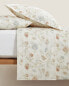 Floral print duvet cover