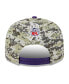 Фото #2 товара Men's Camo, Purple Minnesota Vikings 2023 Salute To Service 9FIFTY Snapback Hat