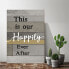 Фото #2 товара Happily Ever After Gallery-Wrapped Canvas Wall Art - 12" x 18"