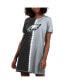 Фото #1 товара Women's Black Philadelphia Eagles Ace Tie-Dye T-shirt Dress