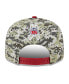 ფოტო #2 პროდუქტის Men's Camo, Cardinal Arizona Cardinals 2023 Salute To Service 9FIFTY Snapback Hat