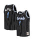 Фото #2 товара Men's Tracy McGrady Black Orlando Magic Big and Tall Hardwood Classics Swingman Jersey