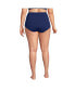 Фото #2 товара Plus Size Chlorine Resistant Tummy Control Tugless High Waisted Bikini Swim Bottoms