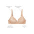 Фото #4 товара Warners Blissful Back-Smothing Comfort Wireless Lift T-Shirt Bra Women 34C Brown