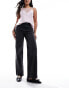 Vero Moda high rise wide leg jeans in black wash Schwarze Jeans, W26 - фото #2