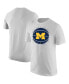 Фото #4 товара Men's White Michigan Wolverines Basketball Team Issue T-shirt
