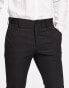 Фото #2 товара Bolongaro Trevor wedding plain skinny suit trousers in black