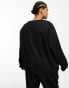 ASOS DESIGN Curve ultimate oversized sweatshirt co-ord in black