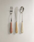 Brunch cutlery with ceramic handle Розовый, 2.2 x 15.8 x 1.5 cm - фото #3