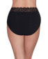 Women's Flattering Lace Hi-Cut Panty Underwear 13280, extended sizes available