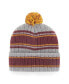Фото #2 товара Men's Gray Minnesota Golden Gophers Rexford Cuffed Knit Hat with Pom