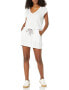 Tommy Hilfiger 300522 Womens Beach Coverup Dress, Soft White, Large US