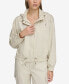 Фото #1 товара Women's Logo-Trim Hooded Zip-Front Jacket