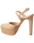 Фото #2 товара Stuart Weitzman Avenue 130 Leather Platform Pump Women's