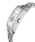 Men's Avenue of Americas Intravedere Silver-Tone Stainless Steel Watch 44mm