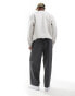 Фото #5 товара ASOS DESIGN smart balloon fit trousers in charcoal