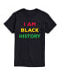ფოტო #1 პროდუქტის Men's I Am Black History Month Short Sleeves T-shirt